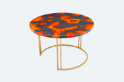 Valcano Theme Illuminating Coffee Table - Round