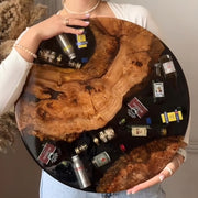 Round Epoxy Resin Coffee Table  - Spirits Theme